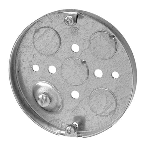 4 inch round metal electrical box|4 inch pancake junction box.